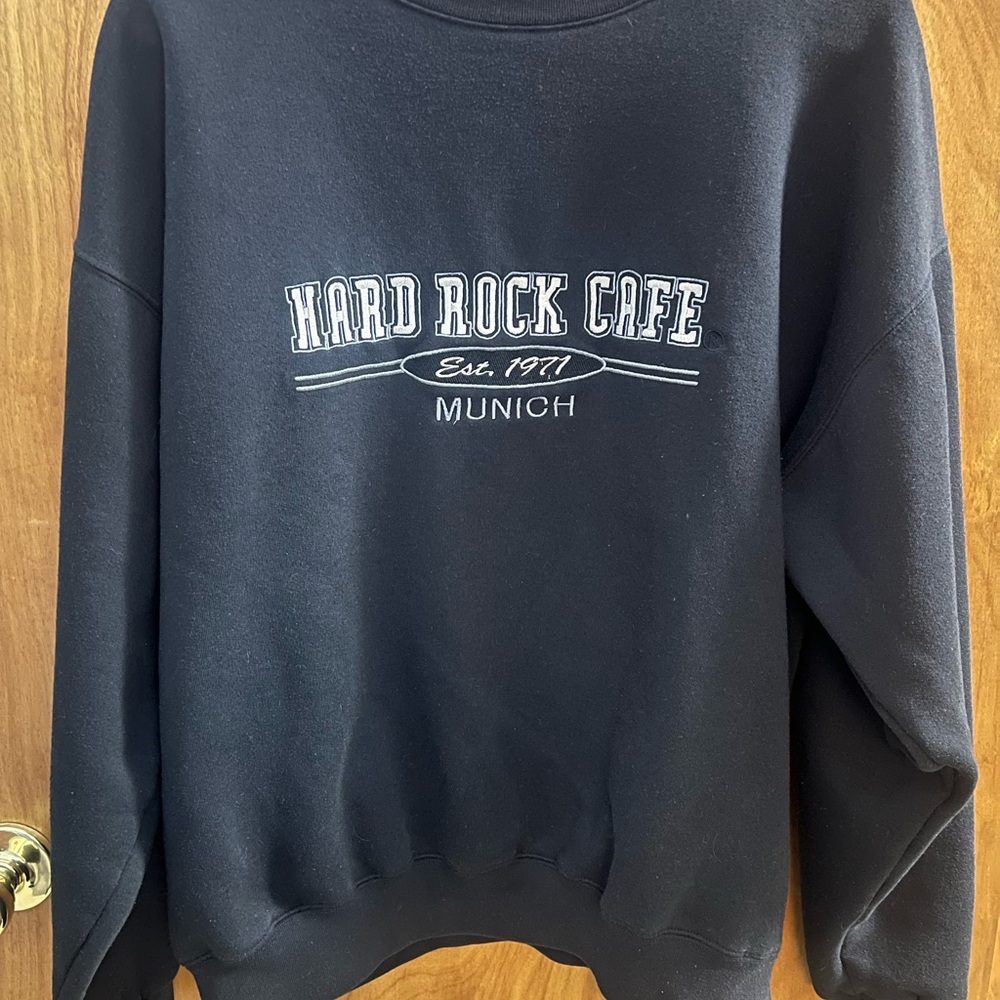 Hard Rock Cafe Munich Black Crewneck Sweater